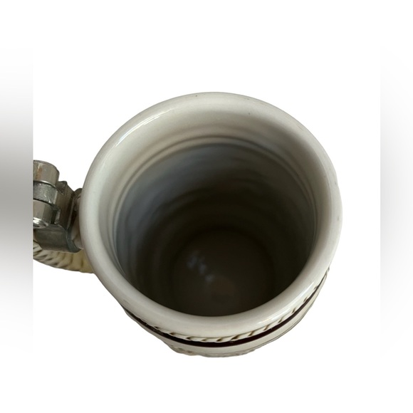 AVON Ceramarte Brazil 1980 Lidded Stein Mug Cup Hand Crafted Cowboy Vintage - Picture 6 of 7